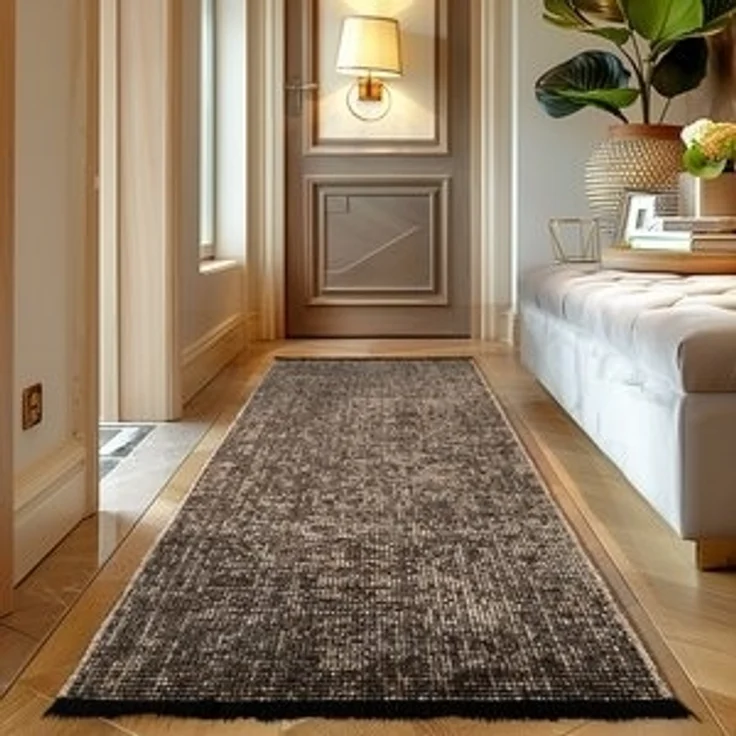 Carpettex Veloursteppich Boho Design, Rechteckig, Höhe: 7 mm, Baumwolle, Waschbarer Teppich, Boho-Stil, Wohnzimmer, Schlafzimmer – Bild 6