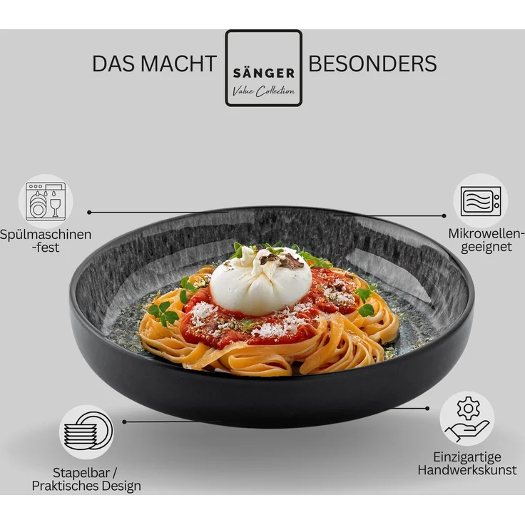 SÄNGER Pastaschalen Set Sydney 6 teilig – Bild 4