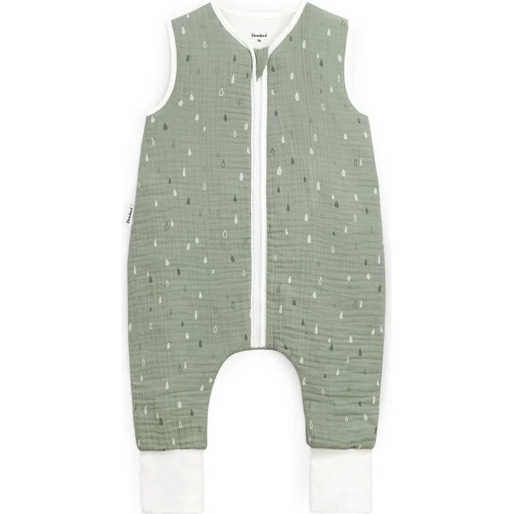 Ehrenkind Babyschlafsack Musselin Baby Schlafsack mit Füßen 2.5 TOG (Ganzjahres-Schlafsack mit Beinen, Mehr Bewegungsfreiheit zu jeder Jahreszeit), Schlafsack Baby, 100% hochwertige Bio-Baumwolle – Bild 5