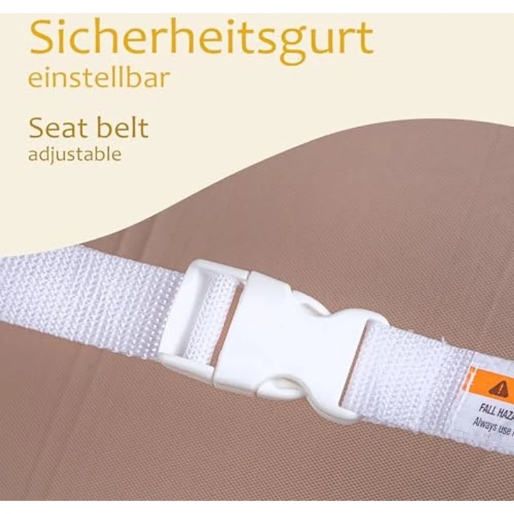 ONVAYA® Wickelauflage ǀ inklusive Sicherheitsgurt ǀ 3-Seiten-Schutzdesign ǀ einfache Reinigung ǀ wasserfeste Wickelunterlage – Bild 7