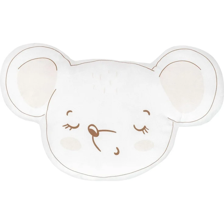 Kikkaboo Babykissen Plüschtier, Kuschelkissen, Figurenkissen, ab Geburt weiß beige – Bild 2