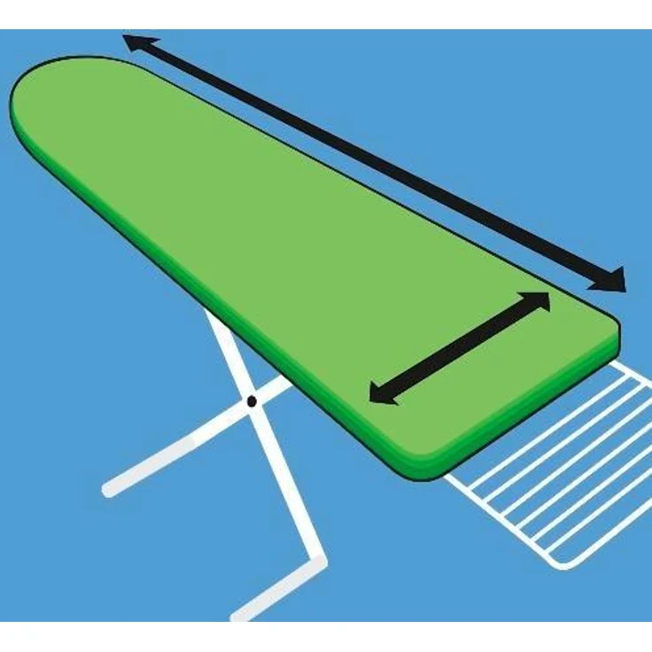 WENKO Bügeltisch Professional - extra breit, geeignet für Dampfbügelstationen, absenkbare Ablage, pulverbeschichtetes Metall, 130 x 99 x 48 cm – Bild 15