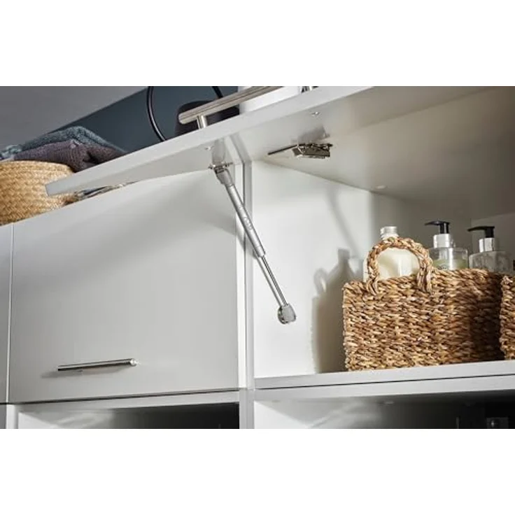 Schrankaufsatz >LAUNDREEZY< in weiß, Holzwerkstoff - 67,5x38x67,5cm (BxHxT) – Bild 7