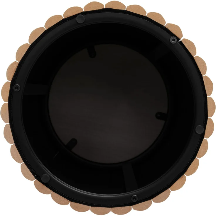 Rundes Couchtisch-Set im 2er-Pack–MDF mit natürlicher Holzoptik,Ø 68.7cm & Ø 40.1cm,stabil und modern – Bild 9
