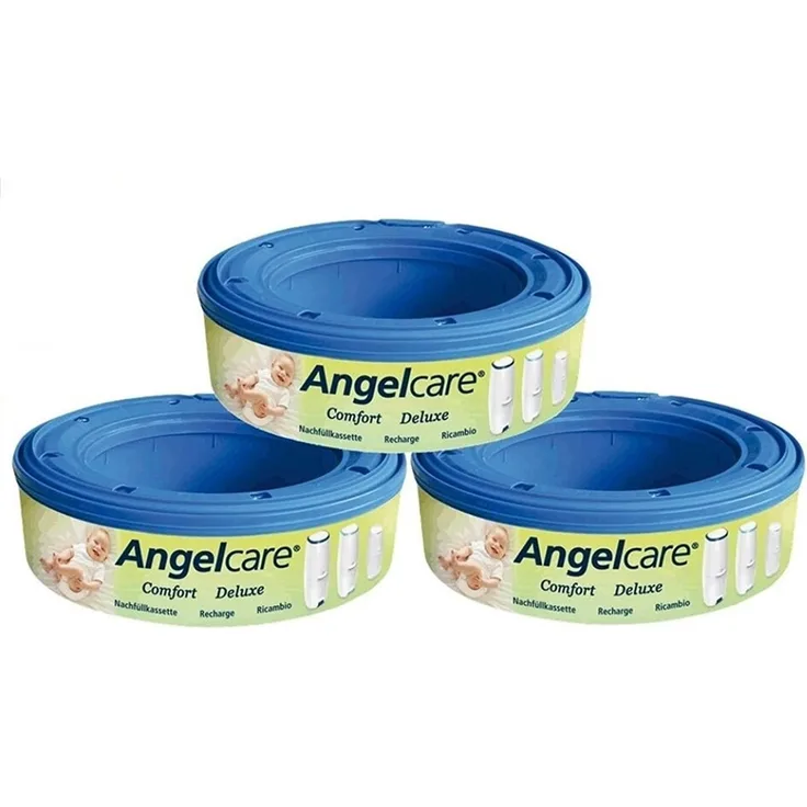 Angelcare 180400-3n 3 Nachfüllkassetten, blau