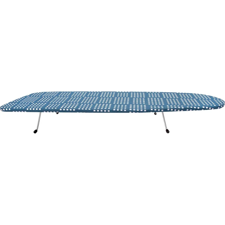 KADAX Tischbügelbrett 75 x 27 cm, faltbares Mini Bügelbrett für Tisch, kleines Ärmelbügelbrett mit abnehmbarem Bügelbrettbezug, platzsparendes Ärmelbrett (Blau) – Bild 7
