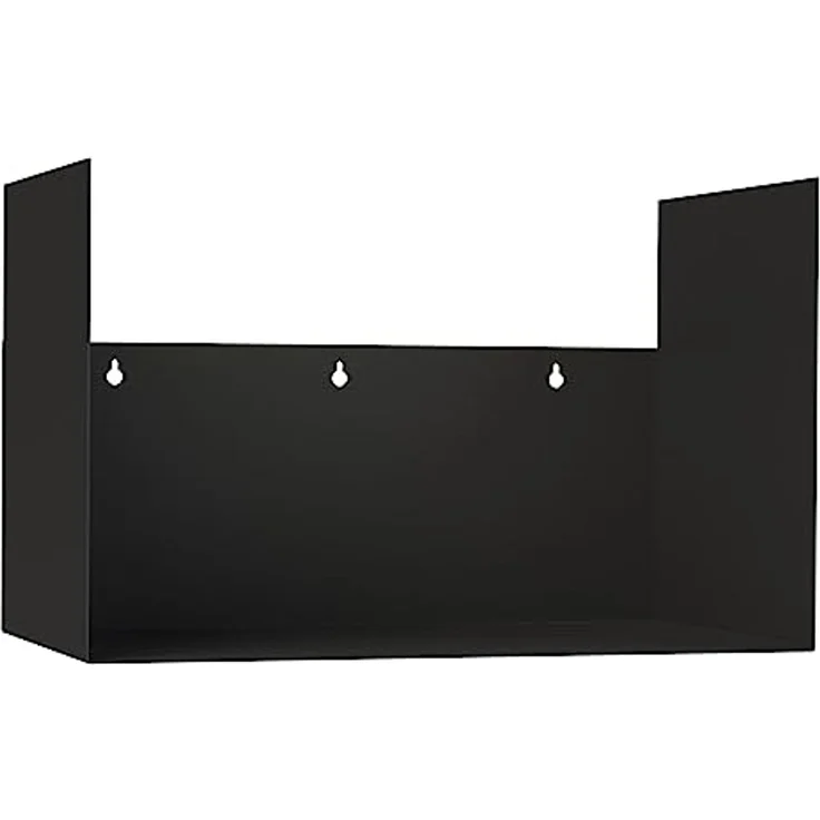 DanDiBo Kaminholzregal Innen Metall Schwarz Kaminholzständer mit Rückwand an der Wand Hängend 96432 Holzkorb Kaminholzhalter – Bild 4
