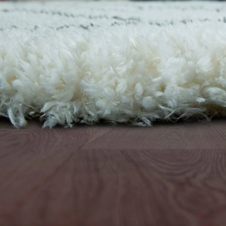 Paco Home Hochflor-Teppich Maghreb 075, rechteckig, Höhe: 54 mm, Rauten Muster, Scandi Design, weich und flauschig – Bild 2