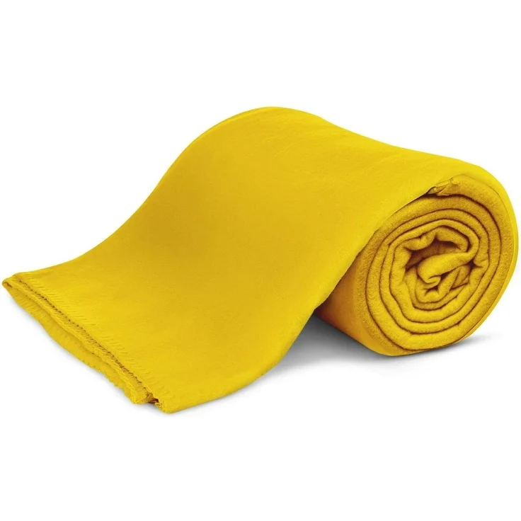 Wohndecke Polar-Fleece mit Antipilling, ca. 420g, 130x160 cm, KiGATEX, Ziersticheinfassung – Bild 3