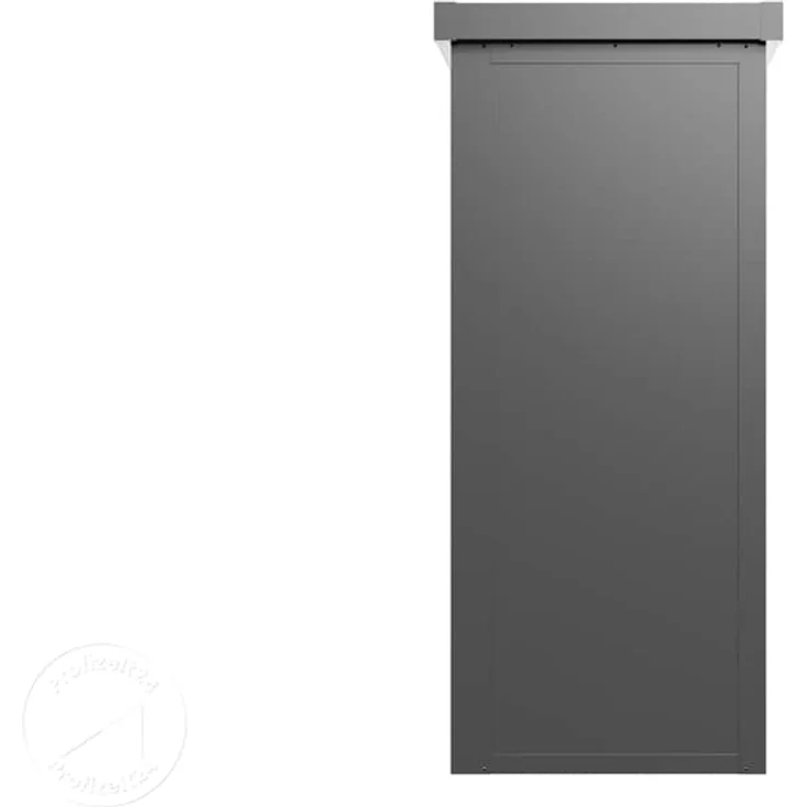GFP Primeyard Geräteschrank Metall 150x78x161 cm Gartenschrank Schiebetür anthrazit inkl. Fußboden – Bild 3
