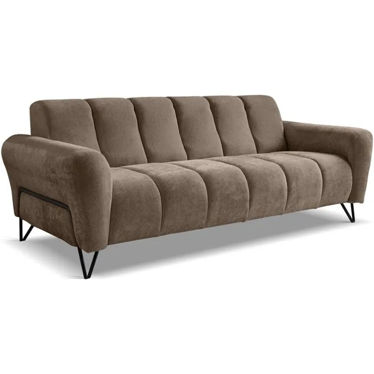 Beautysofa Sofa VOLARE, 3-Sitzer, viele Farbvarianten, ohne Schlaffunktion