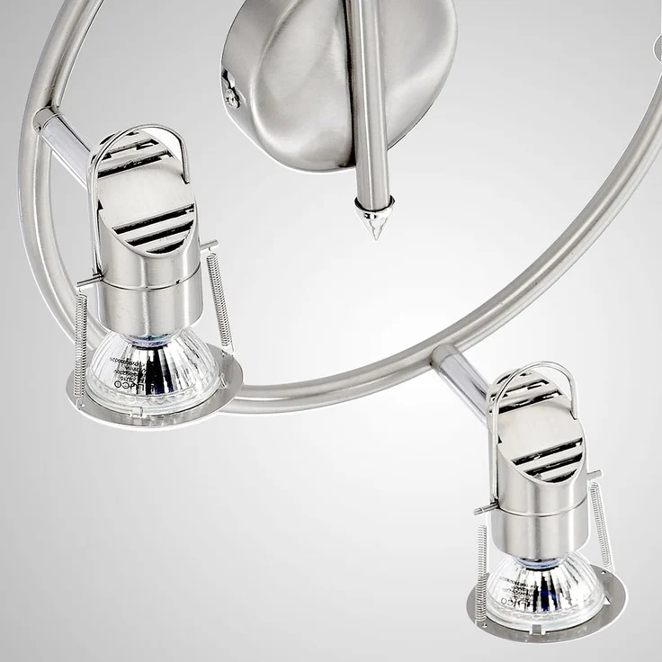LED Deckenleuchte, beweglich, 3 Flammig, Stahl, D 42cm – Bild 5