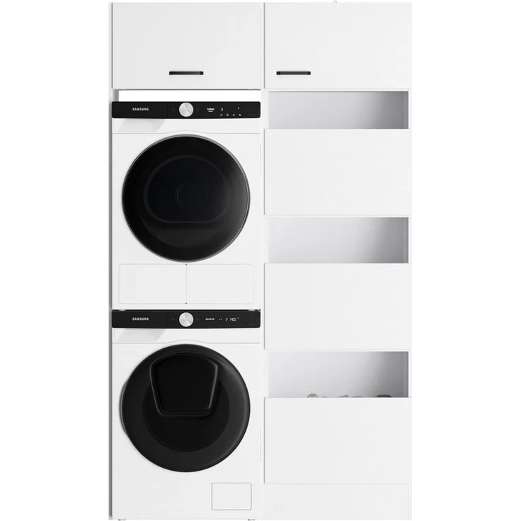 OPTIFIT Mehrzweckschrank-Set OPTImulti, (2-St), Breite 123,2 cm, cleveres Wäschesystem, Metallgriffe – Bild 4
