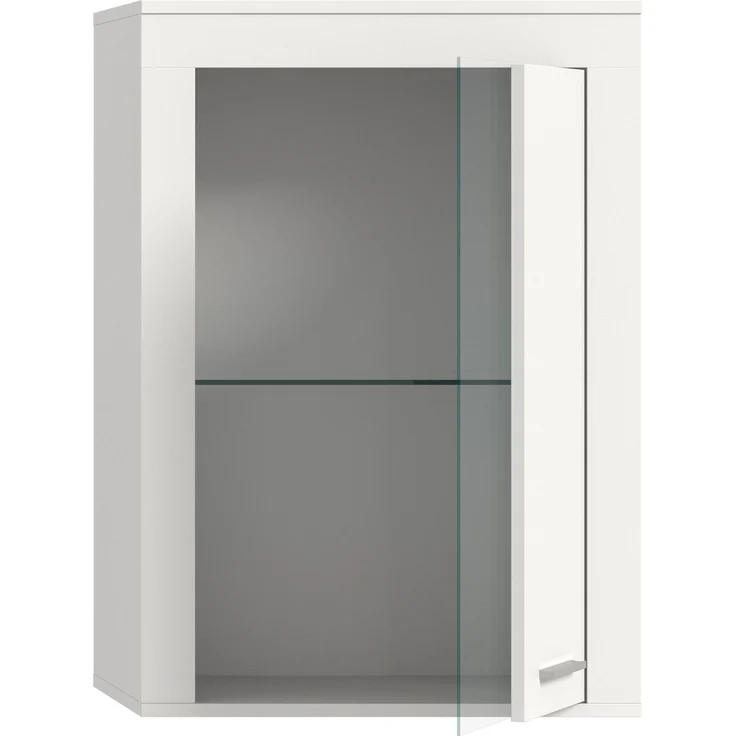 xonox. home Wohnen Jam X8BA9T40 Vitrine Glasvitrine Dekoschrank Glas-Kommode in weiß Melamin, ca. B/H/T: 600 x 86 x 35 cm – Bild 3