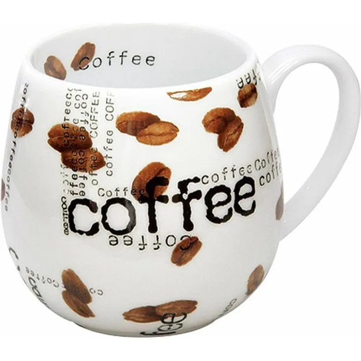 Könitz Coffee Collage Kuschelbecher, Becher, Tasse, Kaffeetasse, Porzellan, Kaffee, 420 ml, 11 1 143 0873