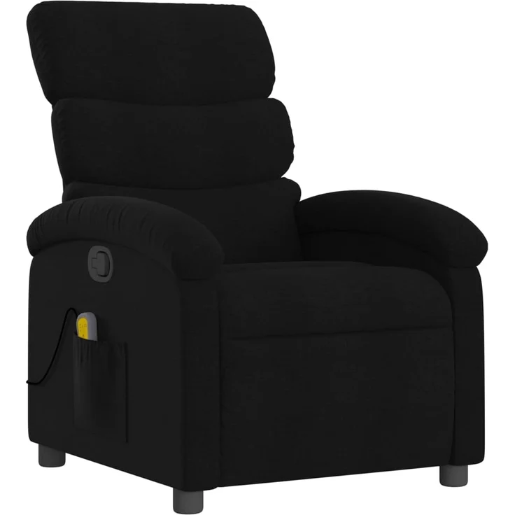 vidaXL Massage-Relaxsessel, schwarzer Stoff 3205811 – Bild 2