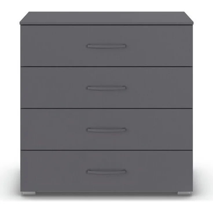 rauch Aditio Box, Kommode, 4 Schubladen, mit Softclose-Funktion, Farbe Grau metallic, BxHxT 80x81x42cm – Bild 2