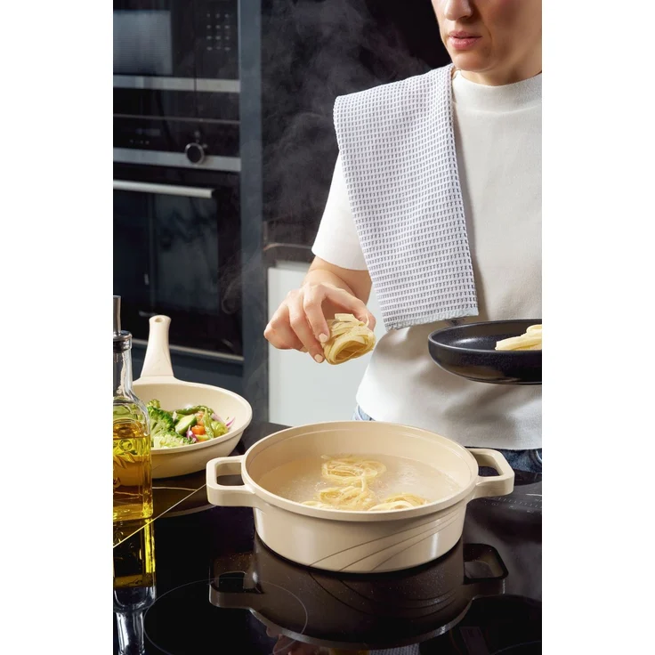 Hermia Concept 'Vetta - Cream' Topfset (10-teilig), Creme, Ø 24 cm – Bild 3