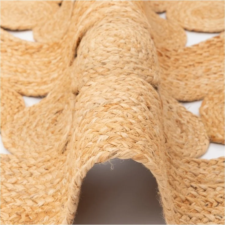 Pergamon Sisalteppich Naturfaser Teppich Jute Salsa Trend Rund, Rund, Höhe: 8 mm – Bild 2
