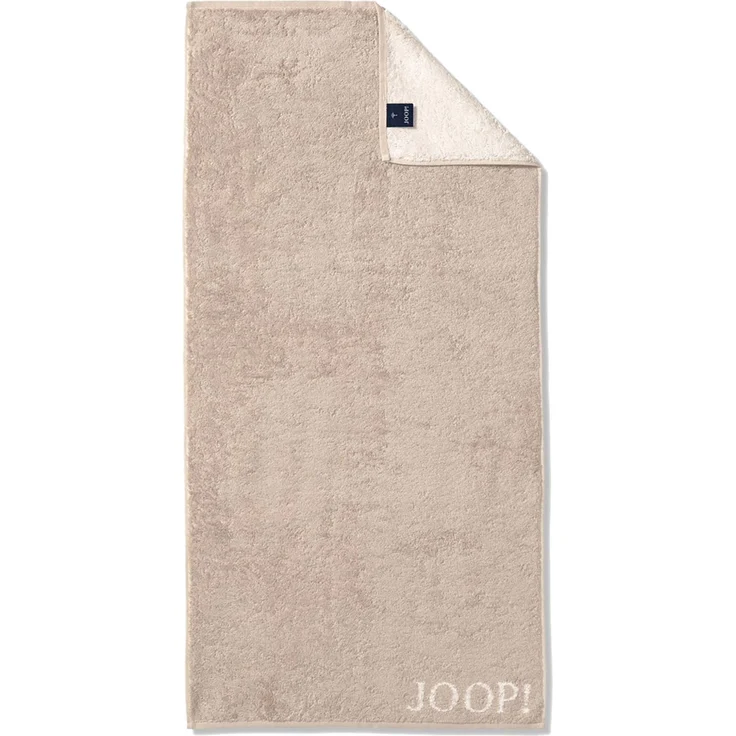 JOOP! Handtuch Classic / Infinity Kollektion, 3er Pack - Walkfrottier Beige 50x100cm – Bild 2