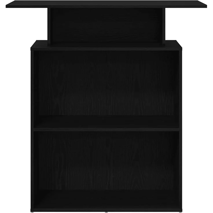 vidaXL Empfangstresen Schwarz 100 x 40 x 104 cm Holzwerkstoff 859052 – Bild 4