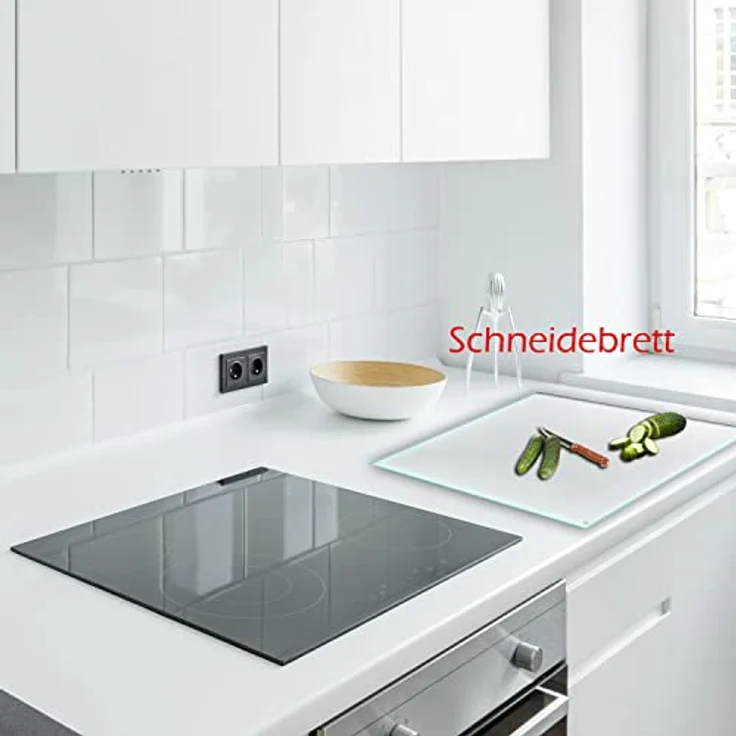 Decorwelt Herd-Abdeckplatte Durchsichtig, (1 tlg), für alle Herdarten excl. Gasherde – Bild 4