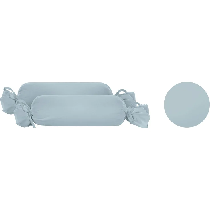 biberna Feinjersey-Kopfkissenbezug, bläulich, 15x40 cm – Bild 5