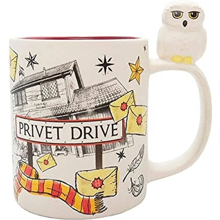 ABYstyle Tasse HARRY POTTER - Tasse 3D handle - Hedwig & Privet Drive