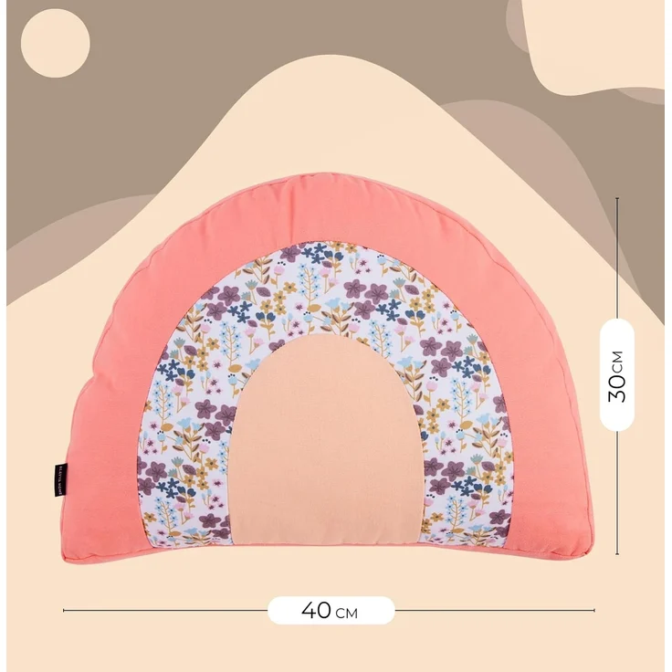 Alavya Home® Dekokissen Kinderkissen Regenbogen - D40 cm I Kuschelkissen Flauschig mit Füllung, Kinderkissen Zierkissen für Babyzimmer Kinderzimmer Deko - 40 x 30 cm – Bild 5
