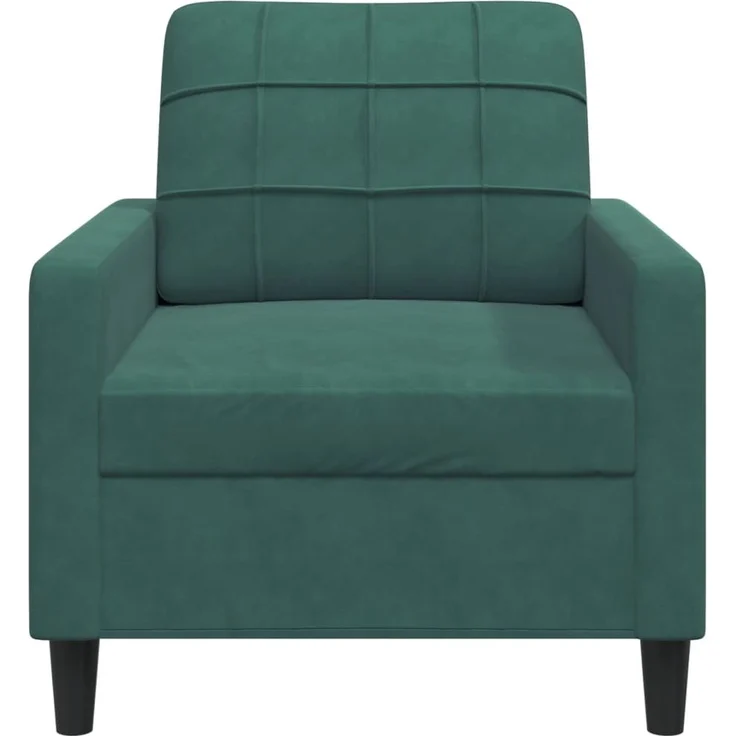 vidaXL Sessel Dunkelgrün 60 cm Samt 4007606 – Bild 3