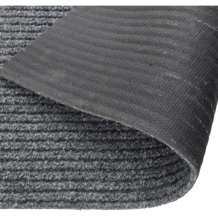 vidaXL Schmutzfangläufer Grau 100x400 cm 327180 – Bild 5