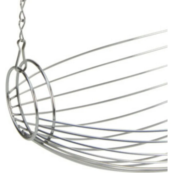 Koopman Hängekorb Küchenregal Gemüsekorb Edelstahl 3 Etagen 70 cm (Stück, 1 St, Packung), 3 Etagen, Obstkorb, Edelstahl, mit Haken – Bild 4