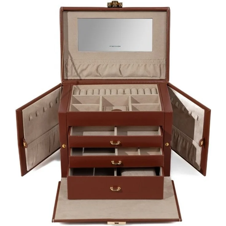 Friedrich23 Schmuckkasten / Uhrenbox aus Leder Cordoba XL – Bild 4