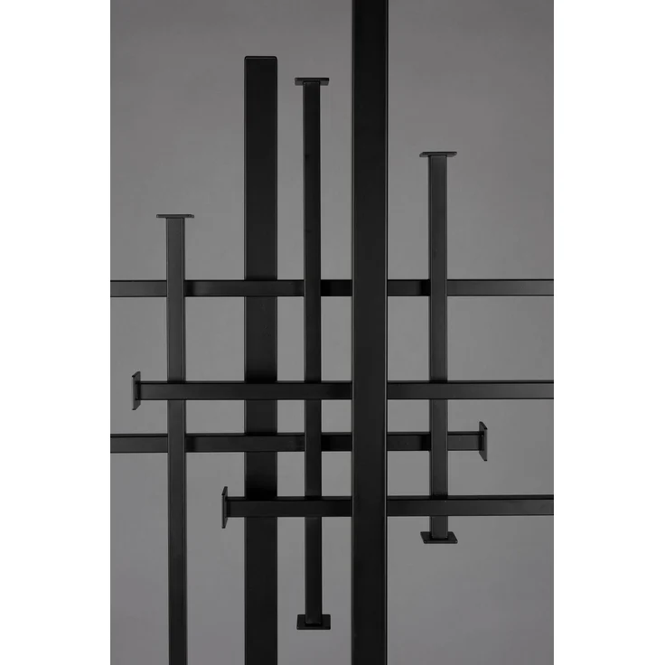 DutchBone Garderobenständer Rumex mit Kleiderhaken, Schwarz, 71x45x185 cm – Bild 5
