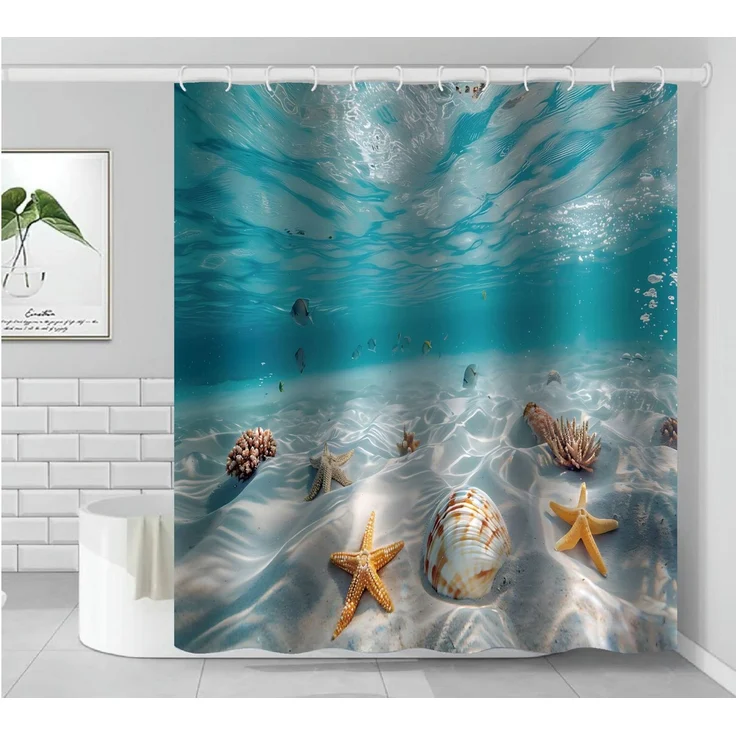 Sanilo Duschvorhang mit Motiv, viele schöne Duschvorhänge zur Auswahl, Breite 180 cm, 100% wasserdicht, Anti-Schimmel-Effekt, hochwertige Qualität – Bild 2