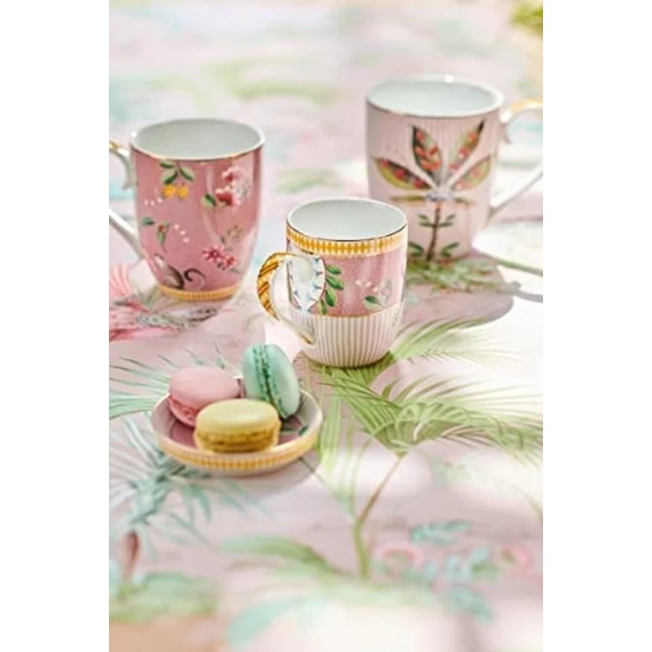 PiP Studio Espressotasse La Majorelle Pink Espressotasse m Untere Set2, Porzellan, Set/2 Espresso Cups & Saucers La Majorelle Pink 120ml – Bild 4