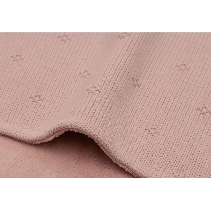 Jollein Cosy Knit Babydecke - 75x100 cm - Wild Ros – Bild 5