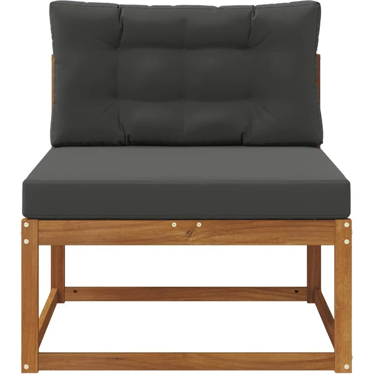 vidaXL Outdoor Mittelsofa Natur 900534 – Bild 3