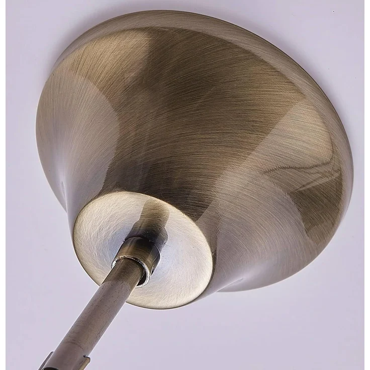 Lindby Kronleuchter Marnia, Metall, Bronze IP20, 3 x 40 W – Bild 7