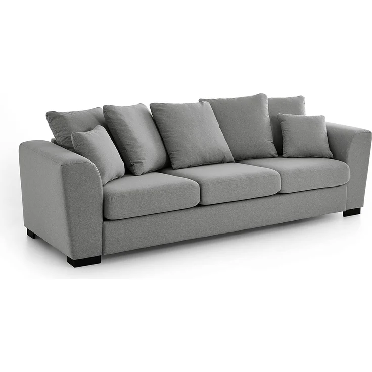 ATLANTIC home collection 3-Sitzer Sofa Mississippi, 266/91/84 cm, Grau