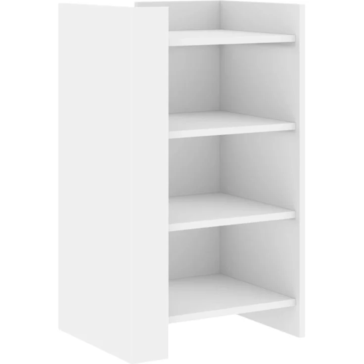 vidaXL Sideboard Weiß 45x35x75 cm Holzwerkstoff 848381 – Bild 2