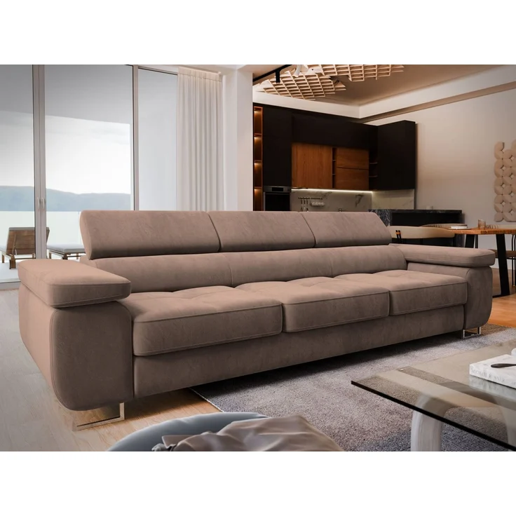 Masseno Sofa MOSINE mit Schlaffunktion, Schlafsofa, Wohnzimmersofa, Couch, Soffa – Bild 5