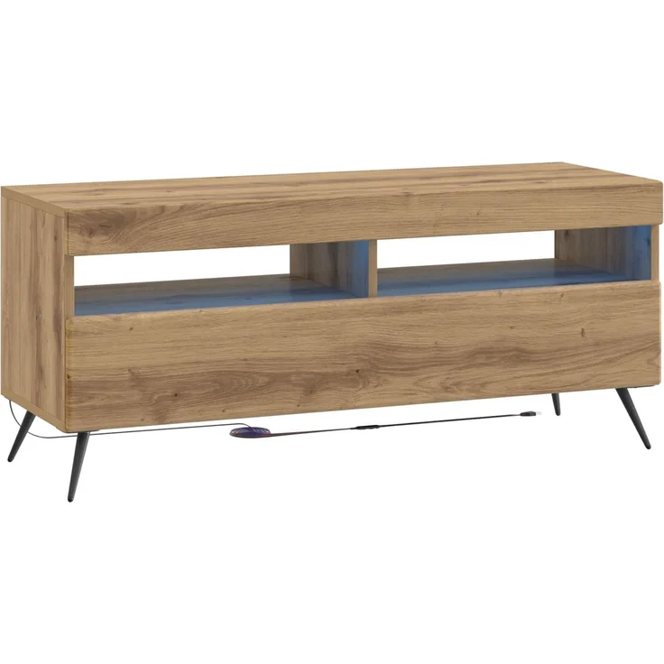 vidaXL LED-TV-Schrank BREDA 3 stk. Artisan-Eiche Holzwerkstoff 3416932 – Bild 5