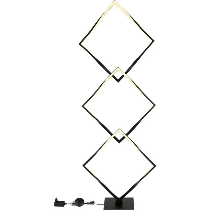 GLOBO LIGHTING LED Stehlampe MAXXY, LED fest integriert, Warmweiß, Stehleuchte/Wohnzimmer/Schlafzimmer/Flur – Bild 2