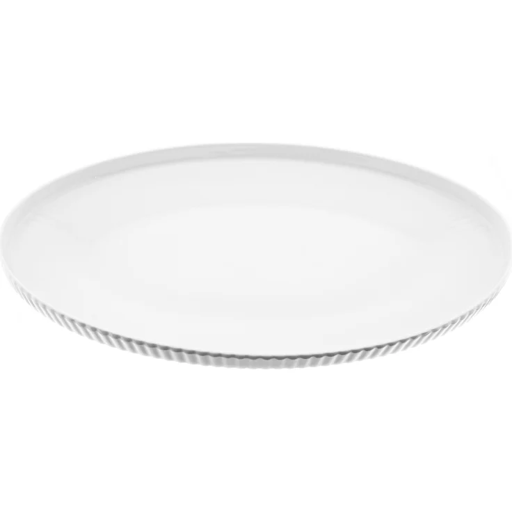 Borneo Tafelservice im Relief-Design - 27-teiliges Set aus Porzellan in Weiß – Bild 5