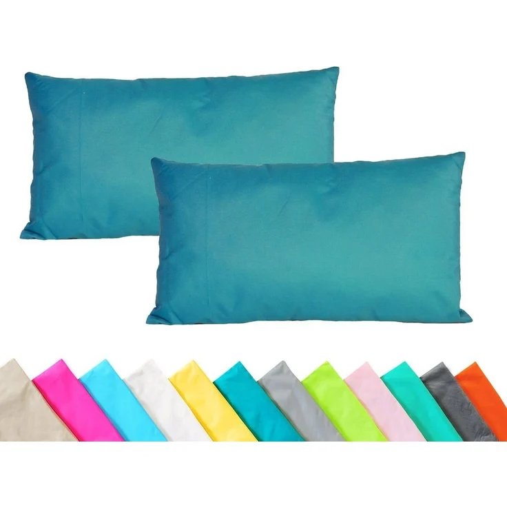 JACK Kissenbezüge JACK 2er Set 30x50cm Outdoor Hülle Wasserfest, (2 Stück), robust und strapazierfähig, Wasserabweisend, für Innen & Außen – Bild 1