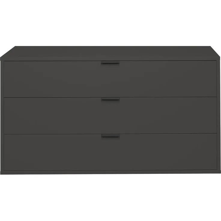 Kommode Erna 119x45x67 Anthrazit matt Lack 14714