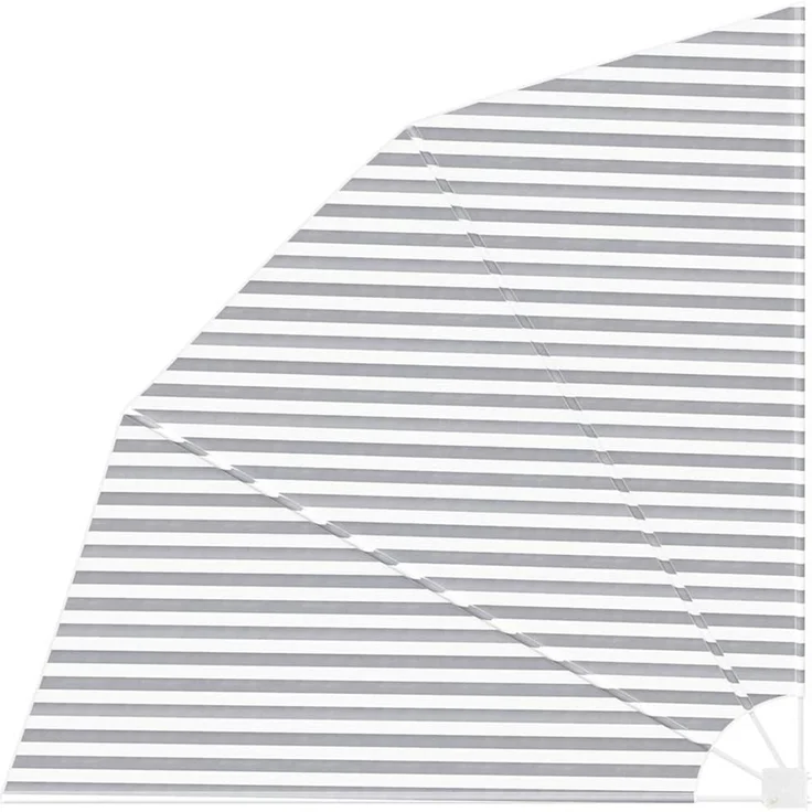 vidaXL Balkon Sichtschutz 210 x 210 cm Polyester Anthrazit und Weiß 42000940 – Bild 2