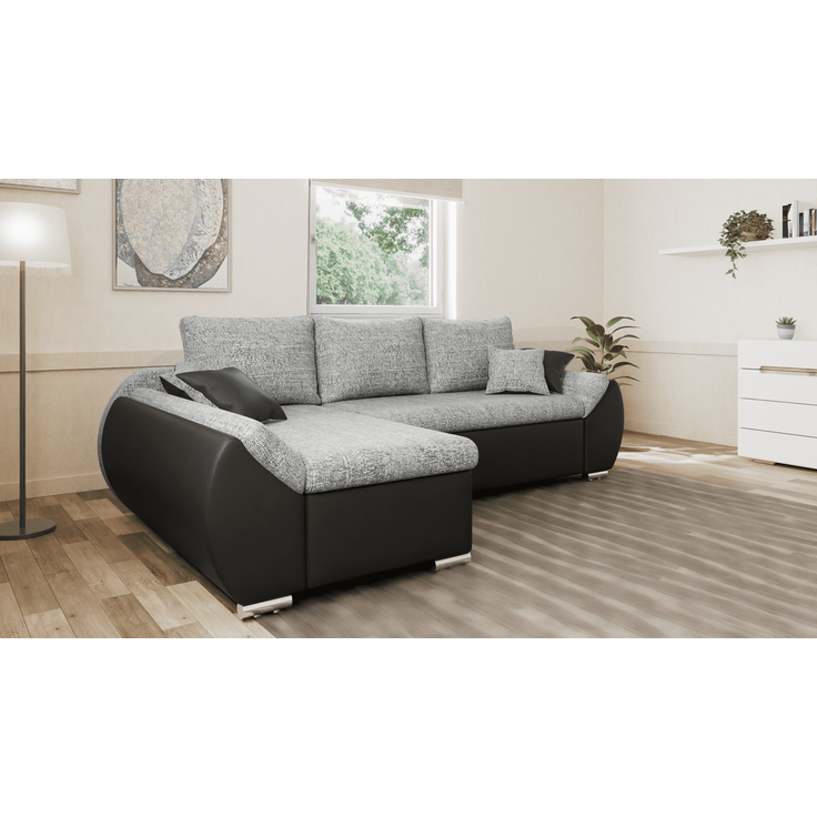 Ecksofa Auro von Jan-Art mit Schlaffunktion | verschiedene Farben erhältlich – Bild 3