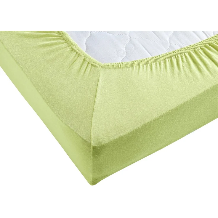Visaggio Spannbettlaken Jersey aus 100% Baumwolle Boxspringbett / Wasserbett Spannbetttuch, Jersey, Gummizug: rundum, Spannbettlaken, für Matratzenhöhen bis 32 cm, Steghöhe 40 cm – Bild 1
